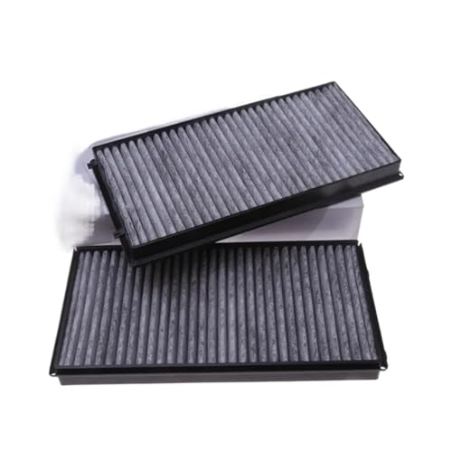 Filtro de cabina para BMW E65 y E66, juego de 2 unidades con carbón activado negro 4