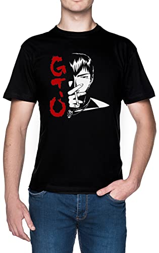 GTO; Onizuka Noir Homme T-Shirt Black Men's Tee