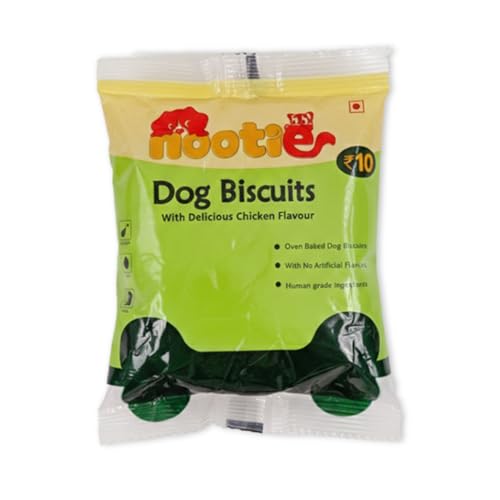 Nootie Chicken Biscuits for Stray Dogs - 40g | High-Protein Crunchy Treat (Pack of 30)