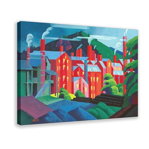 Modernisme Oscar Bluemner impression sur toile salon