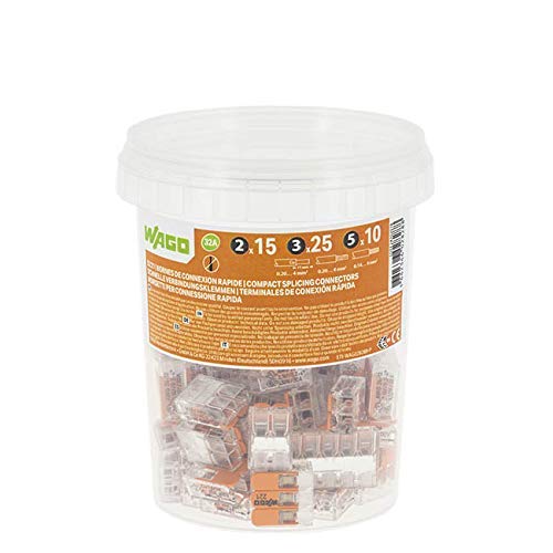 Pot de 50 bornes de connexion automatique S221 2,3 et 5 entrées