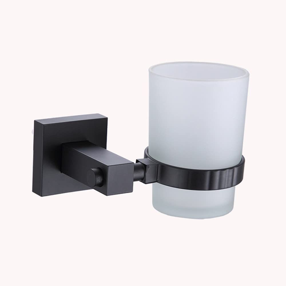 Bathroom Aluminum Hardware Sets Towel Rack Paper Holder Toilet Brush Holder Towel Holder Hook Row Hook Activity bar,Tissue Holder (Single Cup)