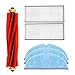 XIAOXIN Home Appliance Filter Kit Staubsauger Fit für Xiaomi Roborock S7 T7 T7. Plus S7MAX Abnehmbare Bürsten Kit Kehrmaschine Roboterreinigung Zubehör Kleine Hausgeräte-Teile (Color : Pink)