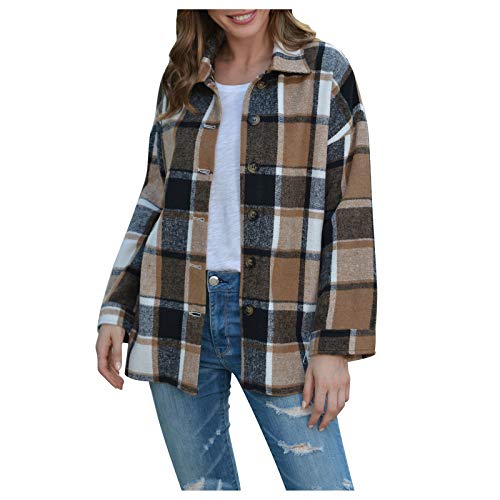 Chaqueta de forro polar manga larga mujer deportiva casual con cremallera chaqueta marrón grande 5