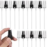 garneck testine spray di ricambio per profumo 20 pezzi spruzzatori a nebbia fine bianchi e neri accessori per flaconi spray da viaggio mini design compatto per uso fai da te e