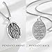 EUDORA S925 Sterling Silver Saint Luke Necklace ST Luke Medal for Women Men, Vintage St. Luke Pendant for Protection Faith Christian Religious Jewelry Amulet Gifts for Women Mens, 22