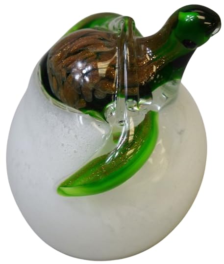 Tortue dans un œuf en verre figurine de table design marin 12,7 cm