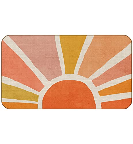 BXFAHZJ Tapete minimalista bohemio para puerta de 17 x 30 pulgadas, para interiores y exteriores, decoración para hogar, oficina, guardería, regalos bohemios para amantes