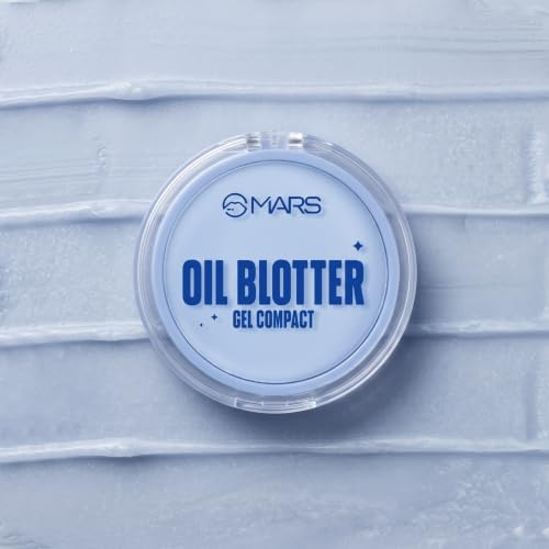 Image of MARS Oil Blotter Gel Compact for Oily Skin with Puff Applicator | Instant Oil Control | Matte Finish Compact | Travel Friendly | For Summers, Weddings, Parties (5.5gm)