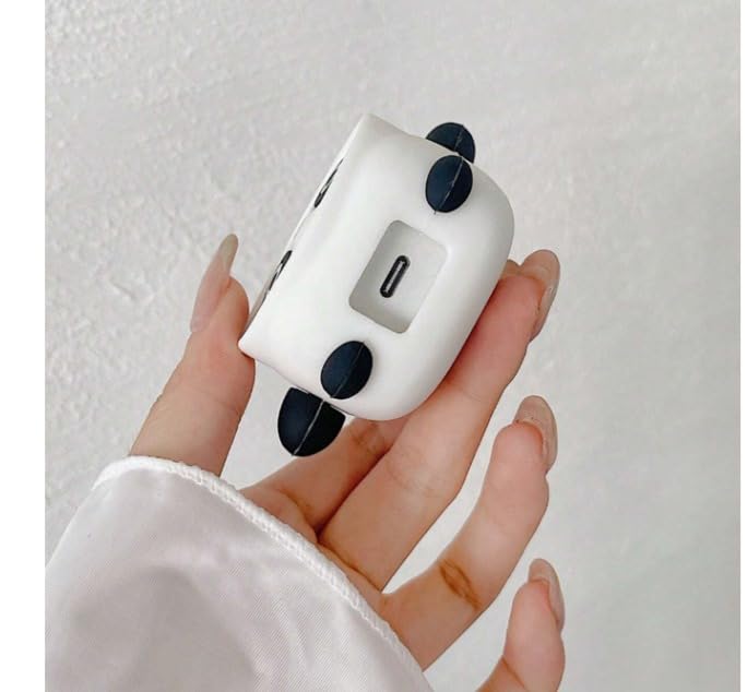 Image of Cable Protector with 3D Cute Pattern for iPhone Charger only18W & 20W | Data Line Wire Saver Charger Protective Cable Full Protection Set of-1 (White Panda-)