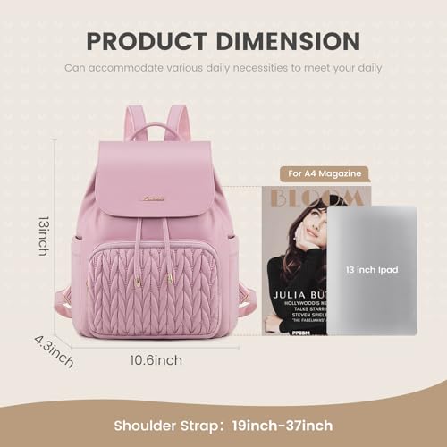 Image of LOVEVOOK Mini Backpack for Women,Small Backpack Purse for Travel Work Cute Backpack Daypack With Anti-theft Pocket Mini Bag for Daily College Shopping