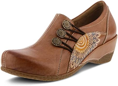 L'Artiste by Spring Step Agacia TAN Slip-On Shoe US 8.5