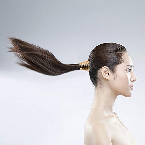 Fodattm Set Of 4 Lady Women Fashion Punk Gothic Plastic Ponytail Holder Ponytail Cuff Hair Cuff Hair Rings Hair Clips (A#) #TOP5