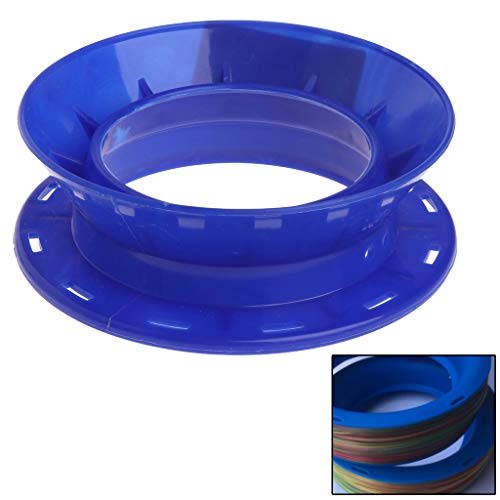 5 Pcs Fishing Line Coiling Plate Wire Winding Rings Reel Plastics Handle Wire Winding Hand Reel Fishing Accessory by ACGarden - Used condition - Image 4