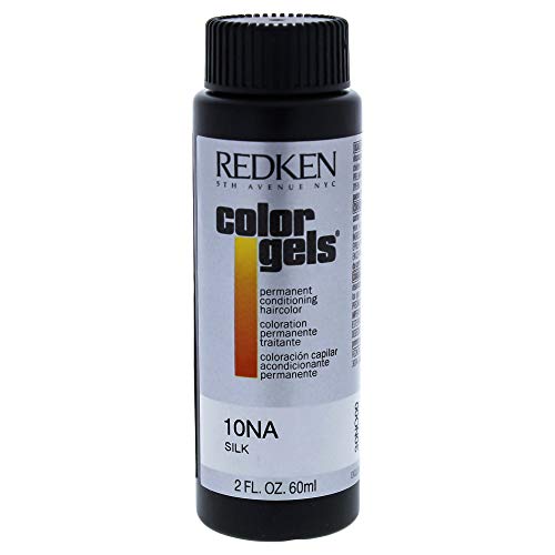 Redken Color Gels Permanent Conditioning Hair Color for Unisex, 10NA Silk, 2 Fl Oz