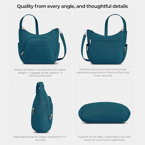 Travelon Anti-Theft Crossbody Bucket Bag