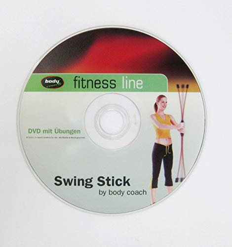 Schwingstab Bodycoach Swingstick mit DVD für Fitness und Training