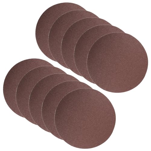 Image of CoCud Hook and Loop Sanding Discs, 8 Inch 200mm Sandpapers 80 Grit Aluminum Oxide Flocking Sandpaper - (Applications: for Wood Metal Drywall), 10 Pieces