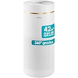 Daitsu - Purificador de Aire | Filtro HEPA13 99,97% | Hasta 42 m² | Control por App | 360° | 5 Velocidades | Modo Silencio 27 dB