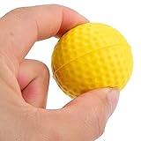 Entraînement intérieur et extérieur : conçu avec un vol limité pour pratiquer chaque tir même avec un espace et une distance de frappe limités ; La conception en mousse sert également d'alternative plus sûre et de qualité aux vraies balles de golf