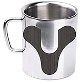 Destiny Tricorn Insulated Mug, Coffee Mug, Camping Mug, Stainless Steel, Shatterproof