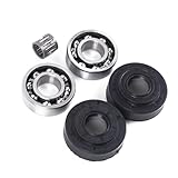Crankshaft Bearing & Oil Seal Kit for Husqvarna 340 345 350 346XP, Jonsered 2141 2145 2150 Chainsaw, Replaces OEM 503932302