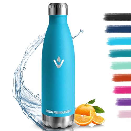 Trinkflasche Edelstahl - 750ml - Thermosflasche, BPA-Frei, Trinkflasche Sport - Auslaufsicher Wasserflasche, Thermosflasche Kohlensäure Geeignet, Edelstahl Flasche, Thermoskanne für Fitness, Fahrrad