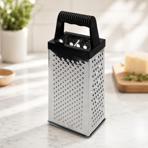 Ralador 4 Faces Em Aço Inox Com Pegador Ergonômico Multifuncional...