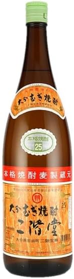 大分むぎ焼酎 二階堂 麦 25度 1800ml 1.8L×1本