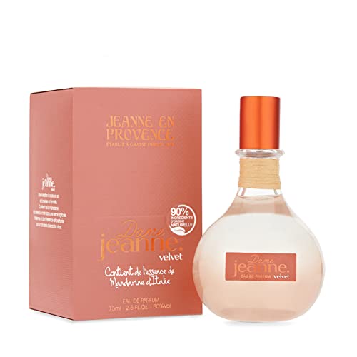 JEANNE EN PROVENCE - Dame Jeanne Velvet - Eau de Toilette da donna - Profumo floreale - Ingredienti di origine naturale - Bottiglia da 75 ml