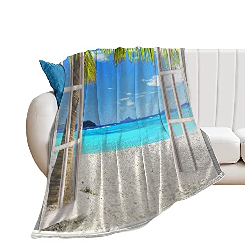 Alibiffy Flannel Bed Throw Blanket Zen Purplr Orchid With Black Stock On The Green Bamboo All Seasons Use Blanket50×60" #TOP12