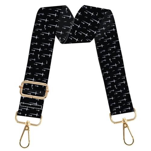 Image of Purse Strap Crossbody Shoulder Canvas Straps 1.5 inch Wide Replacement Adjustable Aesthetic Cute for Women Girls Bag