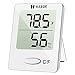 Habor Digital Hygrometer Indoor Thermometer, Humidity Gauge Indicator Room Thermometer, Accurate Temperature Humidity Monitor Meter for Home, Office, Greenhouse, Mini Hygrometer (2.3 X 1.8 Inch)