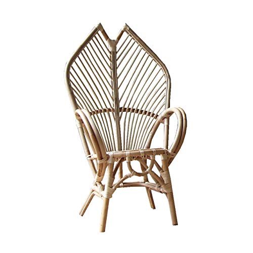 Acquire Living Room Chair Style Vintage Natural Handmade Rattan Woven Lounge Chair Natural Single Leisure Chair #TOP9