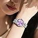 OLEVS Womens Watch Diamond Fashion Dress Analog Quartz Ladies Watch Stainless Steel Waterproof Luminous Two Tone Wrist Watches for Women