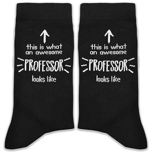 This Is What an Awesome Professor Looks Like Socks – Funny Professor Gifts for Birthday, Christmas, Appreciation, Retirement, etc.(201)