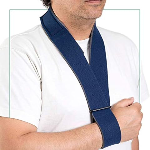 ORTONES | Immobilizer Arm Sling Shoulder | Medical Grade Support Strap | Universal Size | Blue Colour Cover