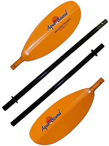 Aqua-Bound Manta Ray Fiberglass 4-Piece Snap-Button Kayak Paddle