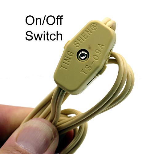 Creative Hobbies® Rustic Country Candle Lamp, 5 In, On/Off Switch, Metal Trim, Plug-In #TOP5