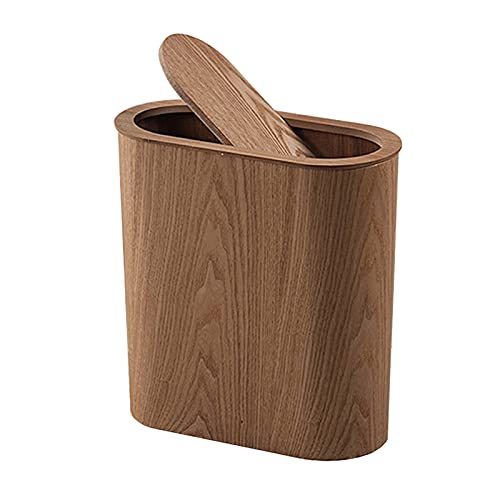 Advap Nordic Wooden Waste Bin, Home Bedroom Living Room Bathroom