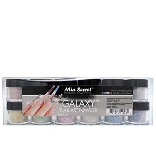 12Pcs Mia Secret Galaxy Nail Art Powder Professional Acrylic #TOP11