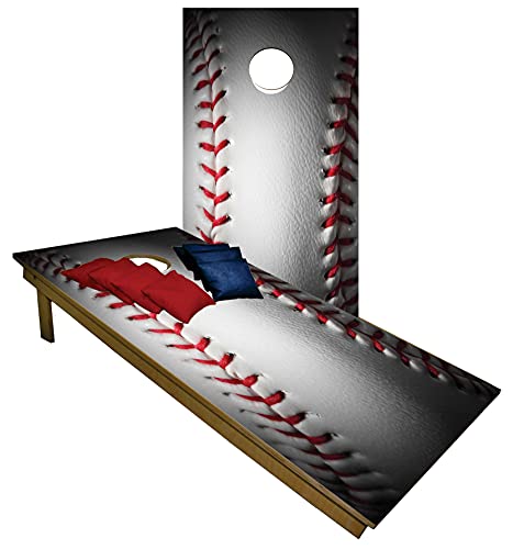 CornholeGamesUSA Professional Cornhole Set with Bags - Regulation Size Corn Hole Boards - Bean Bag Toss Game for Adults - Includes Score Tower and Carry Bag