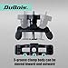 DuBois T Track Hold Down Clamps, Multi-Positionable T Track Clamp w/ 1/4”- 20 T Track Bolts, Woodworking Tools for Drill Press, Router Table, CNC Machine, and Table Saw Sled, 2 PK (51051)