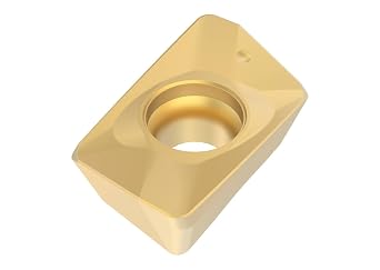 Seco Tools 00005979 Pack of 10 Insert XOMX120408TR-M12 F40M, 2 Cutting Edges, Single-Sided, 0.0315" Corner Radius, Carbide PVD, 0.0630" Wiper Length