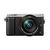 Panasonic Lumix GX80M | Appareil Photo Hybride Compact + Objectif Lumix 12-60mm (Capteur 4/3 16MP, Double stabilisation, Viseur, Écran inclin. tact., AF DFD, Vidéo 4K) Silver – Version Française