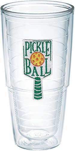 Tervis Pickleball Made in USA Double Walled Insulated Tumbler Cup Keeps Drinks Cold & Hot