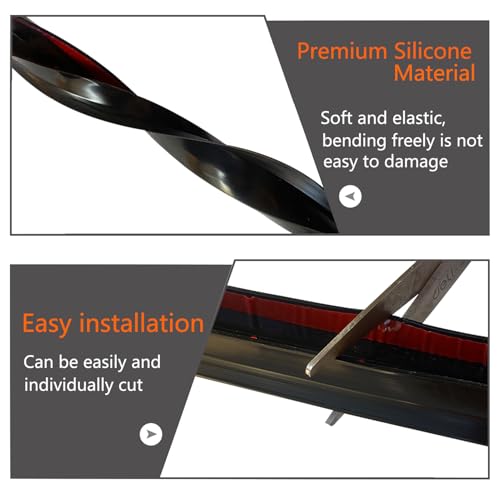 Sockelleiste Küche Sockelprofil Dichtung für Küchensockel für 15mm 16mm 17mm Holzstärke Abdichtungsprofil für Küchensockel 2.5M (Schwarz, 2.5)