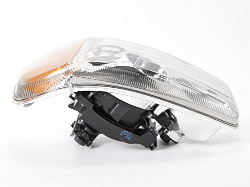 Perde Headlights Compatible With Gmc Sierra Yukon Denali C3 Chrome Housing Halogen Projector With Performance Lens Includes Left Driver And Right Passenger Side Headlamps Set #TOP3