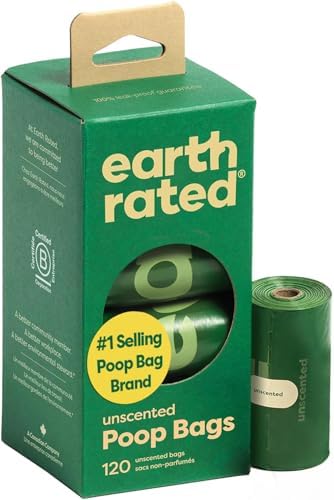 Earth Rated Poop Bags for Dogs Guaranteed Leak Proof and Extra Th...