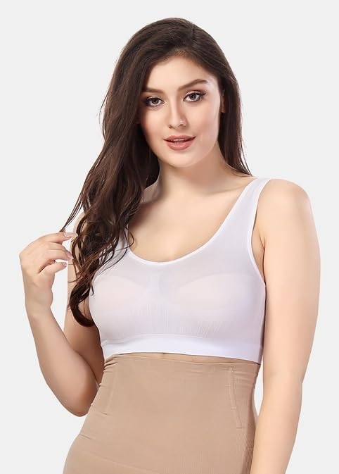 Image of Fabme Women's Seamless Skin Non Padded Full Coverage Bra
